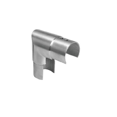 CODO DE 90 GRADOS PARA TUBO DE RANURA REDONDA-VERTICAL